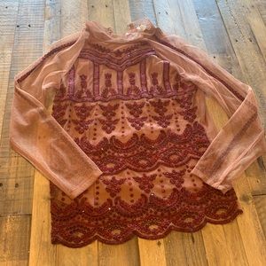 Absolutely gorgeous beaded Jourdan top fro Sundance NWT